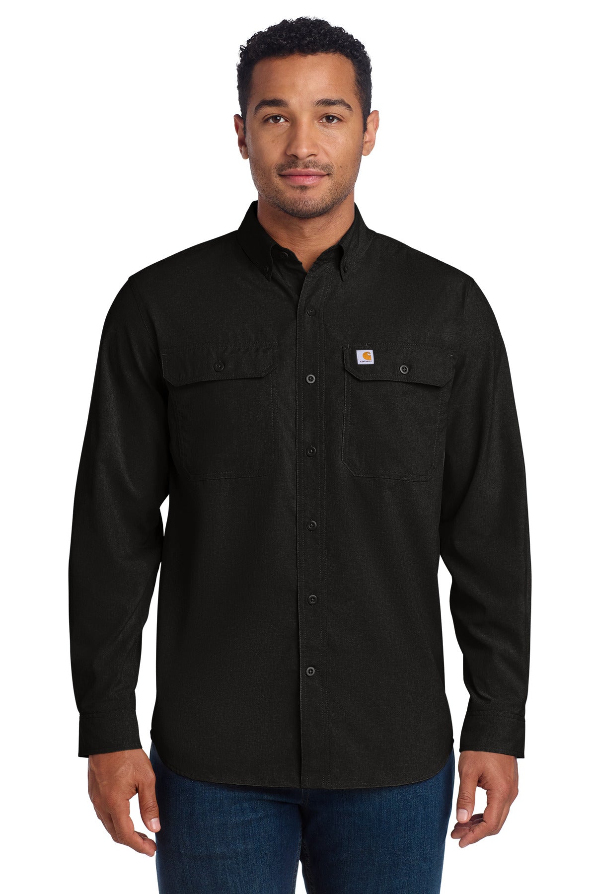 Carhartt Force Solid Long Sleeve Shirt CT105291 - Black