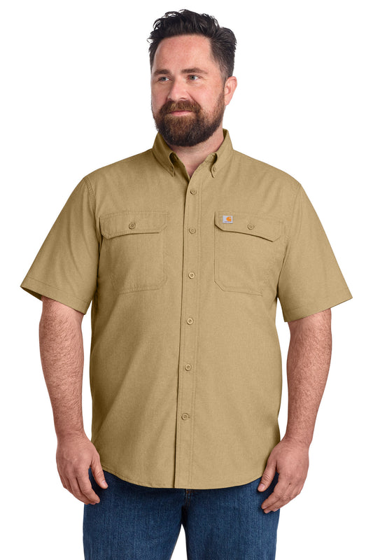 Carhartt Force Solid Short Sleeve Shirt CT105292 - Dark Khaki