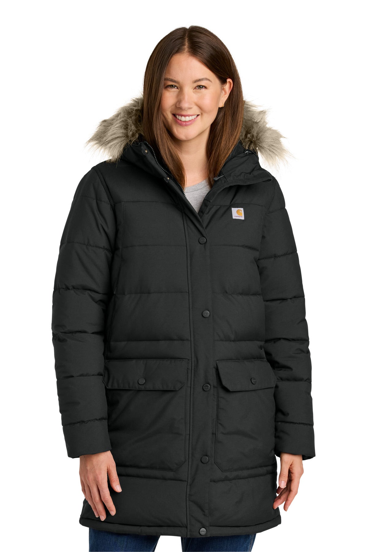 Carhartt Women's Montana Insulated Hooded Coat CT105456 - Black