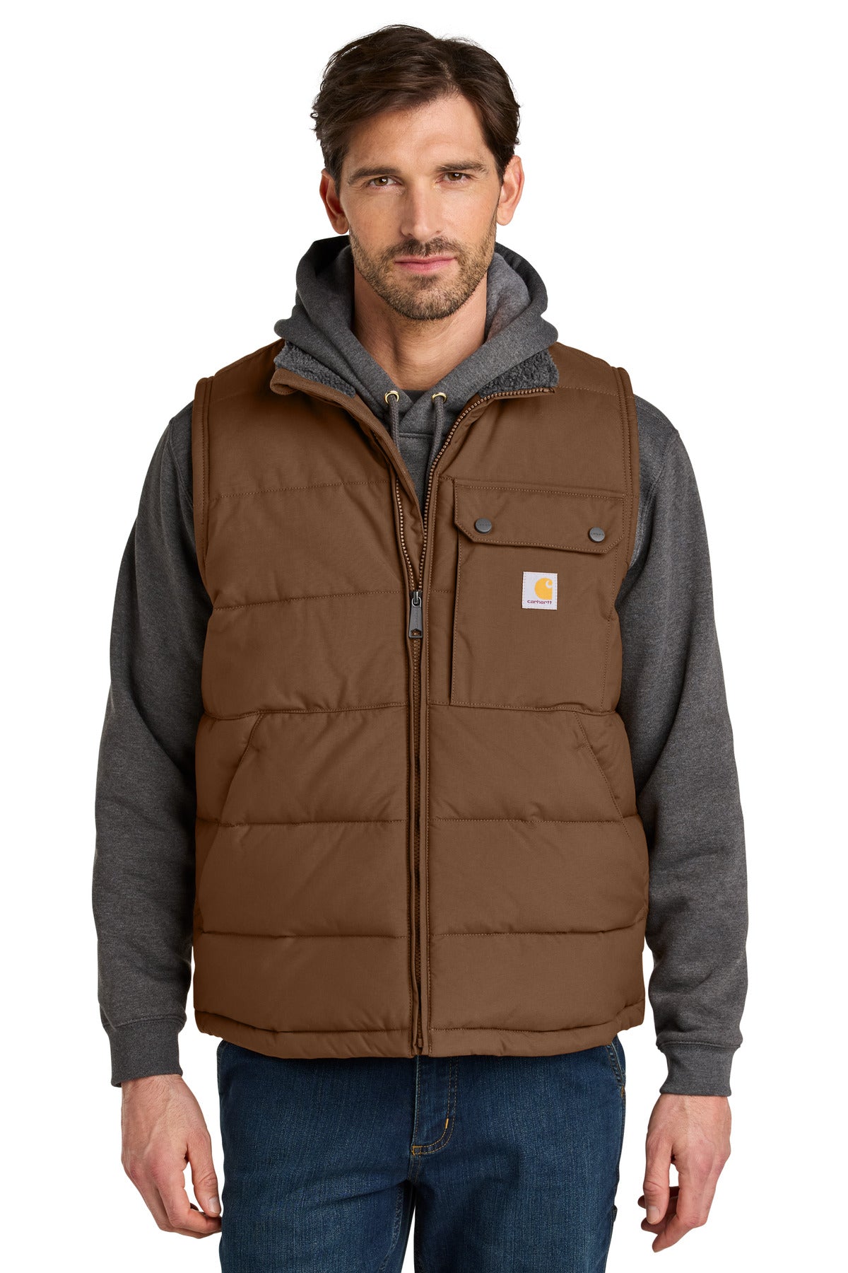 Carhartt Montana Insulated Vest CT105475 - Red Duck Brown