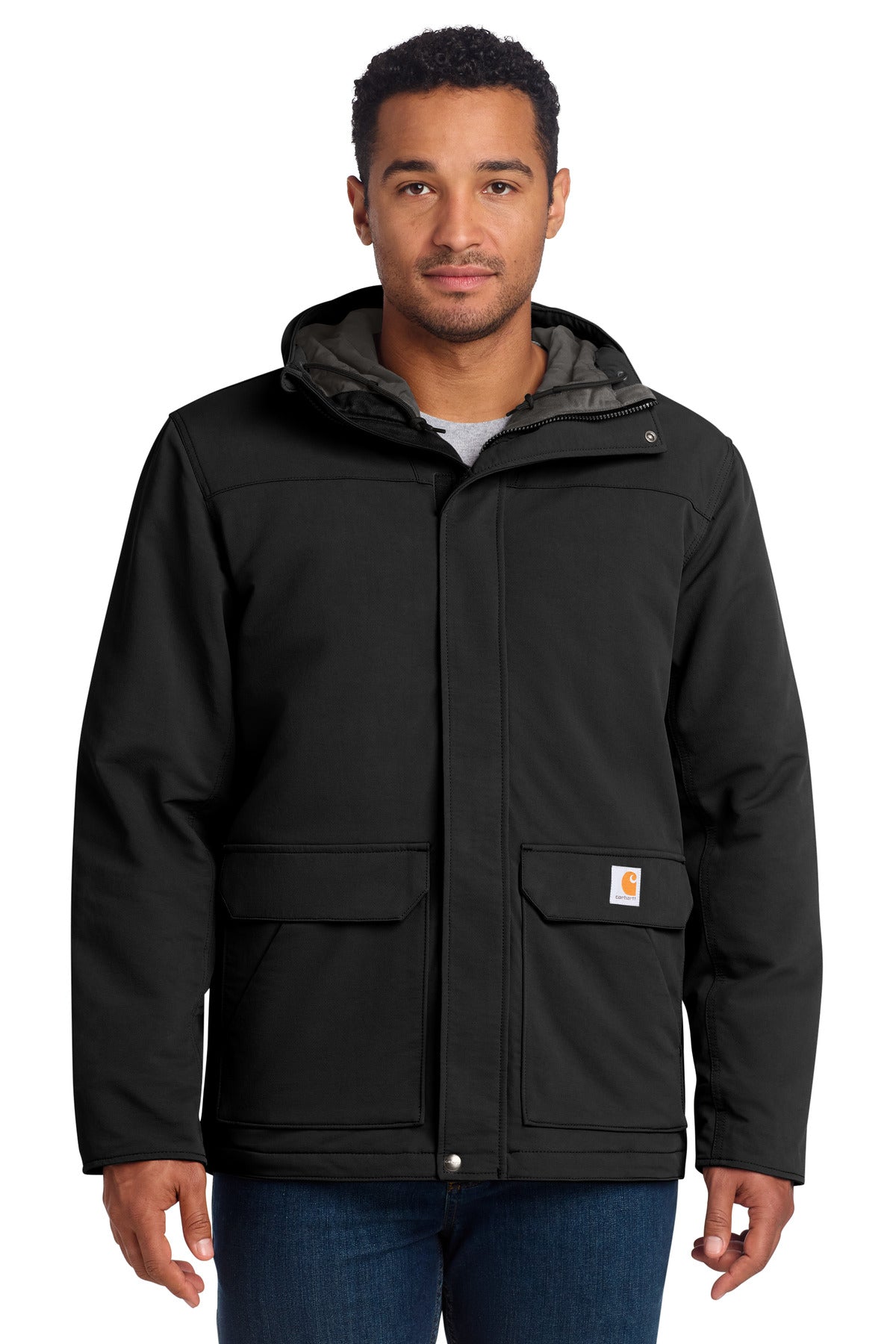 Carhartt Super Dux Insulated Hooded Coat CT105533 - Black