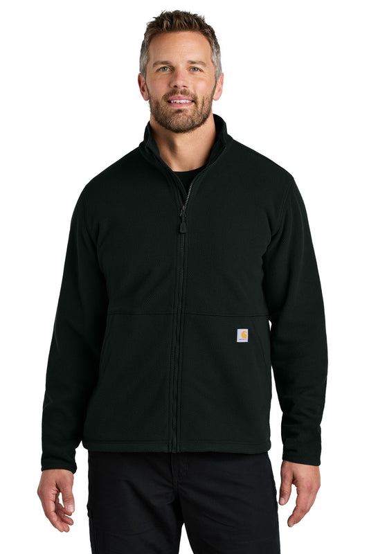 Carhartt Textured Full-Zip Fleece Jacket CT106416 - Black