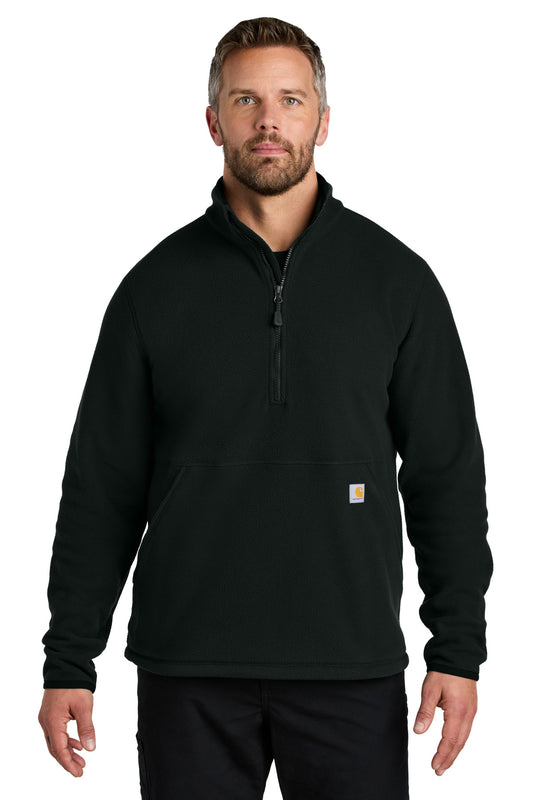 Carhartt Textured 1/2-Zip Fleece Jacket CT106417 - Black