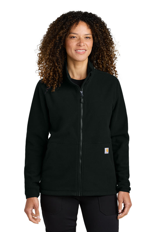 Carhartt Women's Textured Full-Zip Fleece Jacket CT106419 - Black