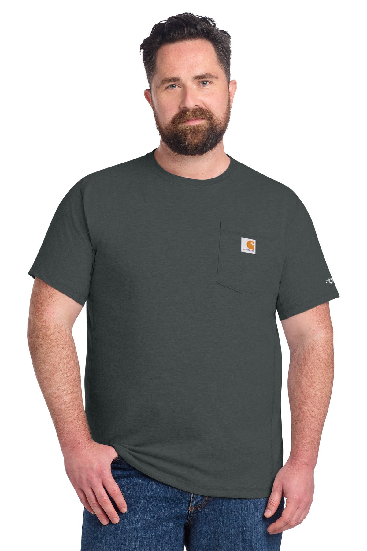 Carhartt Force Short Sleeve Pocket T-Shirt CT106652 - Carbon Heather