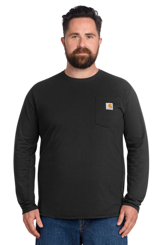 Carhartt Force Long Sleeve Pocket T-Shirt CT106656 - Black