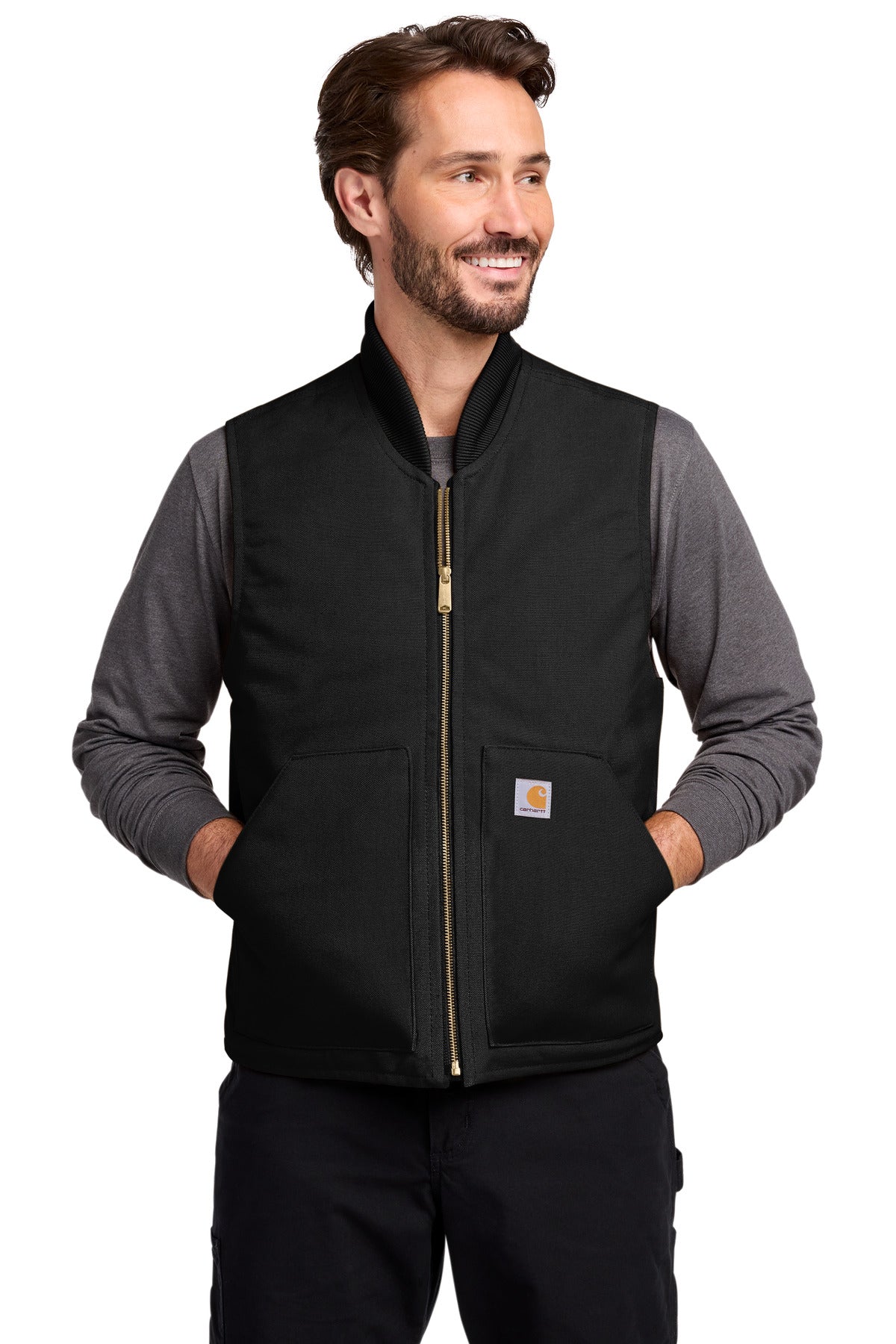 Carhartt  Duck Vest. CT106676 - Black
