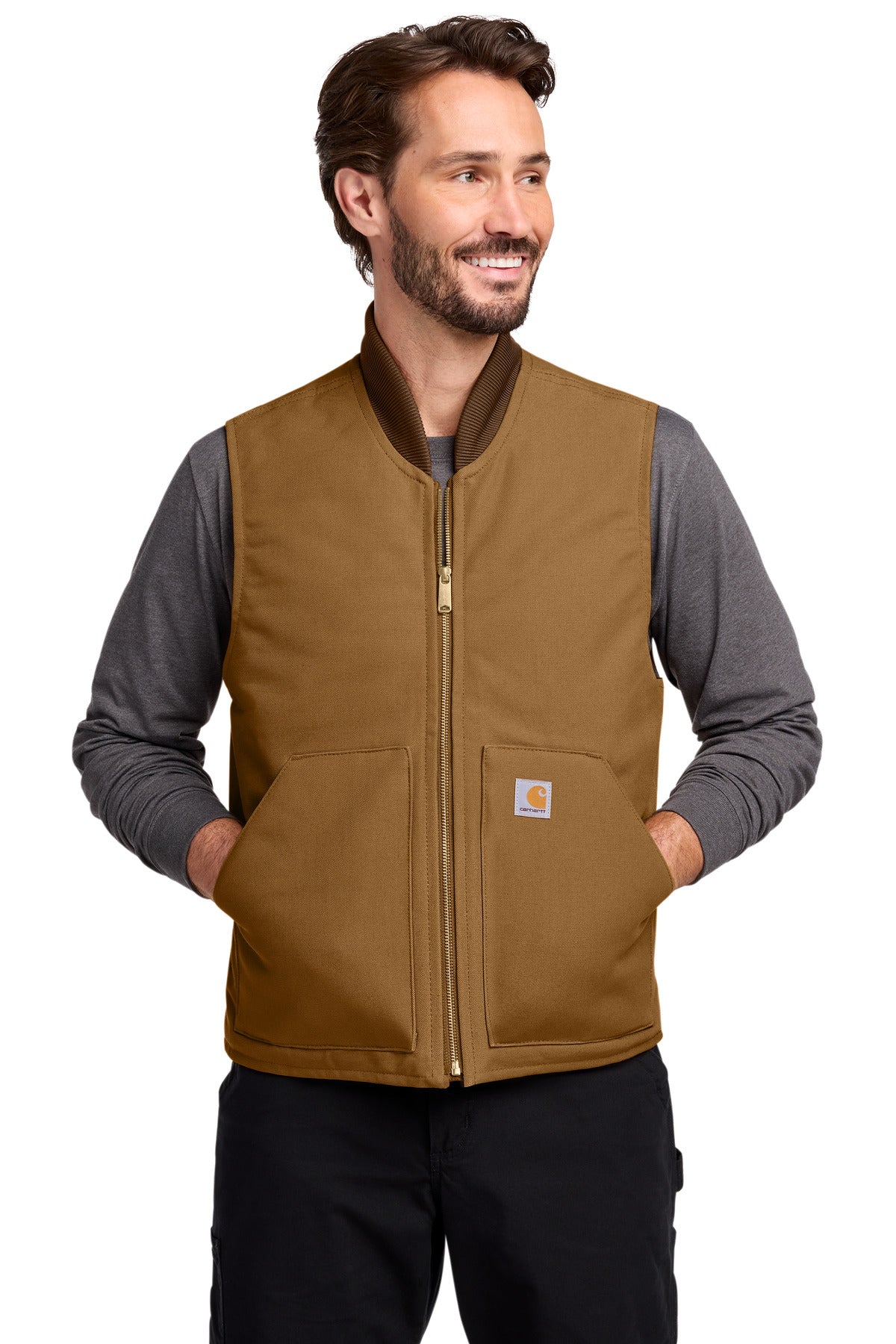 Carhartt  Duck Vest. CT106676 - Carhartt Brown