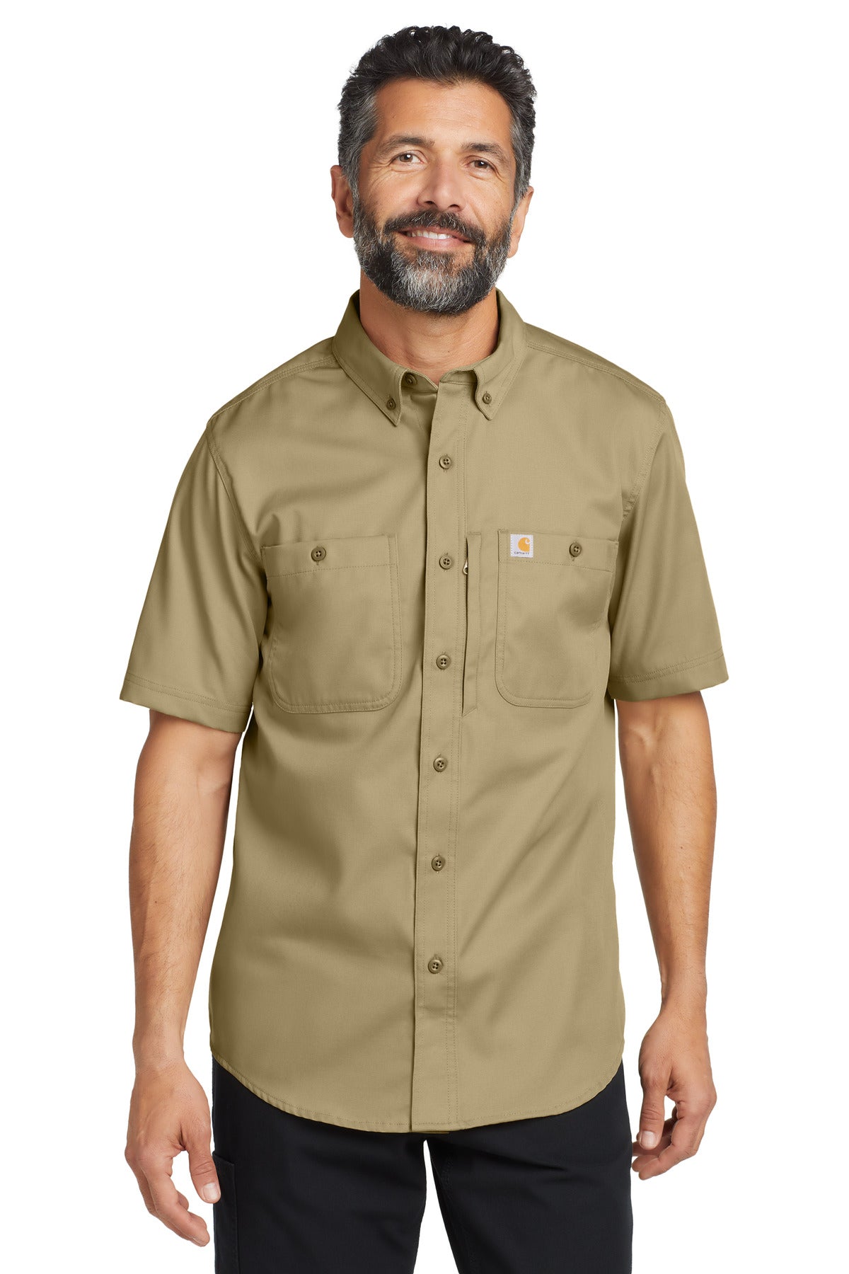 Carhartt Rugged ProfessionalSeries Short Sleeve Shirt CT106688 - Dark Khaki