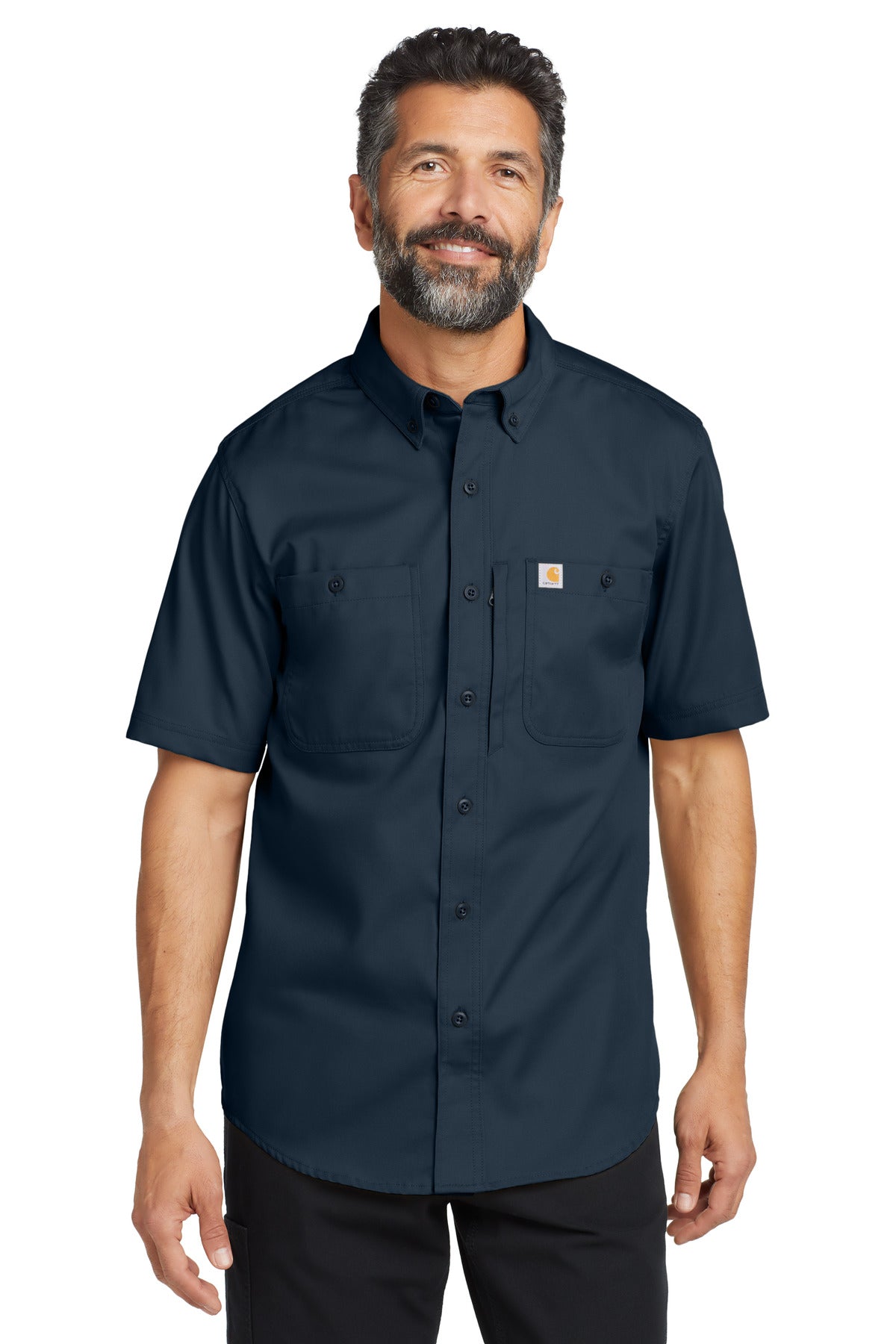 Carhartt Rugged ProfessionalSeries Short Sleeve Shirt CT106688 - Navy