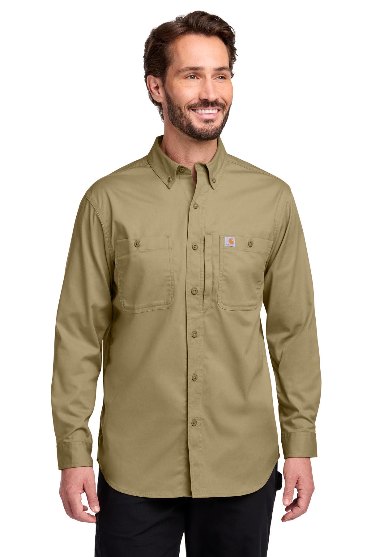Carhartt Rugged Professional Series Long Sleeve Shirt CT106689 - Dark Khaki