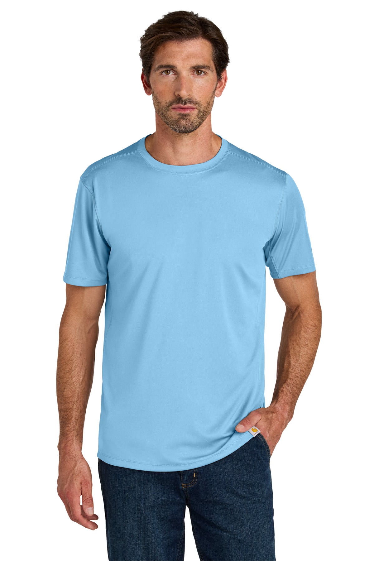 Carhartt Force Sun Defender Short Sleeve T-Shirt CT106868 - Fresh Water Blue
