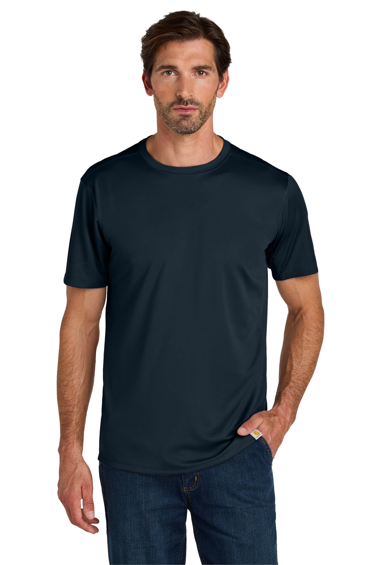Carhartt Force Sun Defender Short Sleeve T-Shirt CT106868 - Navy