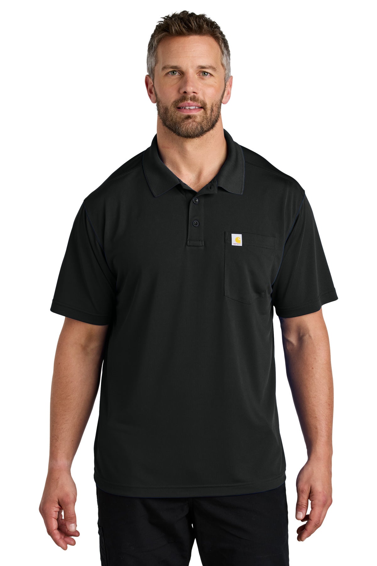 Carhartt Force Snag-Resistant Pocket Polo CT106880 - Black