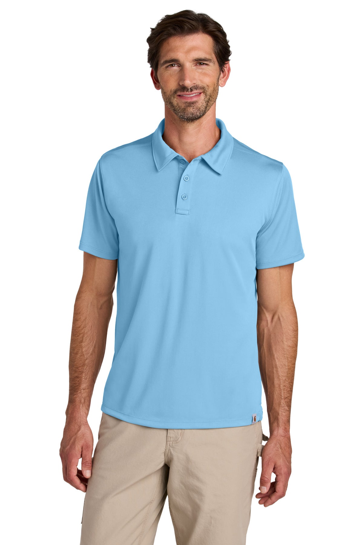 Carhartt Force Sun Defender Polo CT106899 - Fresh Water Blue