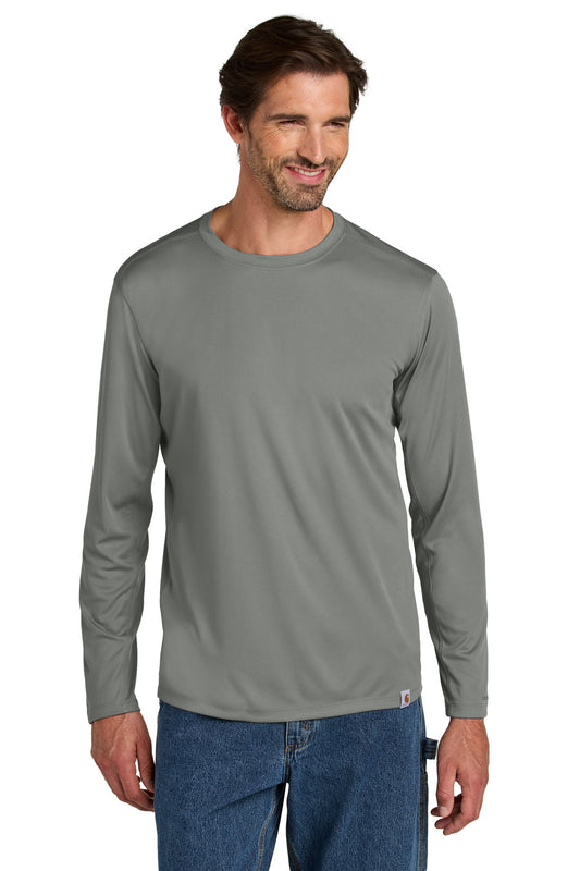 Carhartt Force Sun Defender Long Sleeve T-Shirt CT106972 - Asphalt Grey