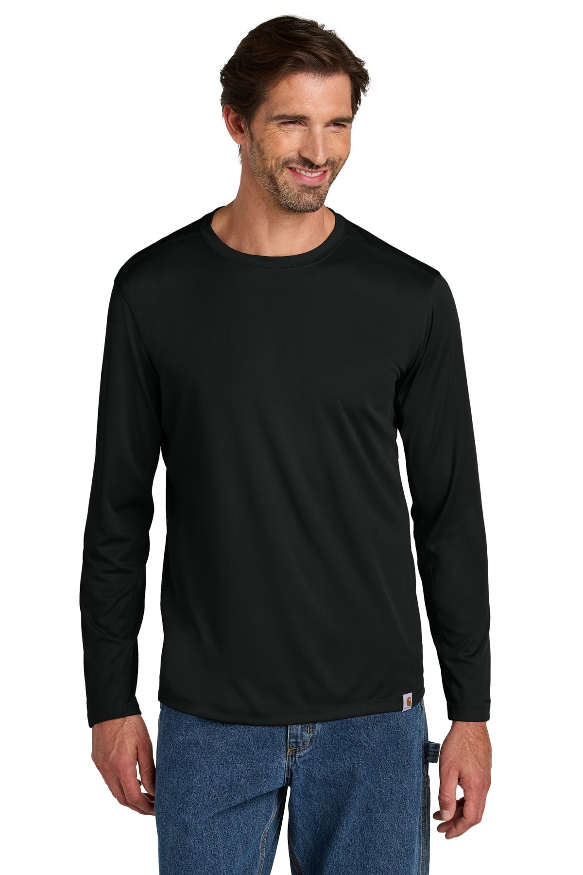 Carhartt Force Sun Defender Long Sleeve T-Shirt CT106972 - Black