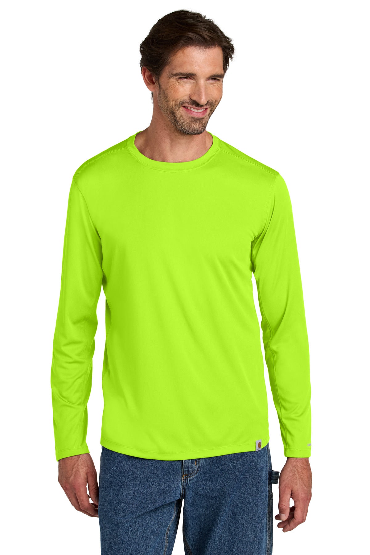 Carhartt Force Sun Defender Long Sleeve T-Shirt CT106972 - Brite Lime