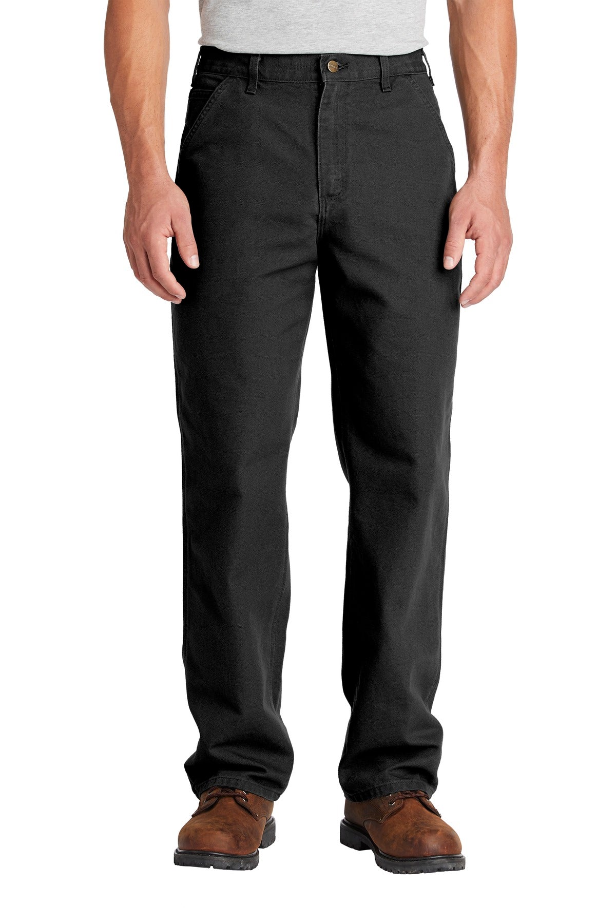 Carhartt  Washed-Duck Work Dungaree. CTB11 - Black