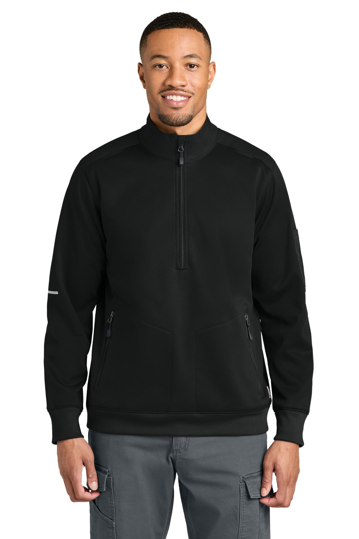 Carhartt FLD & RSCU 1/2-Zip Mid-Layer CTC86912 - Black