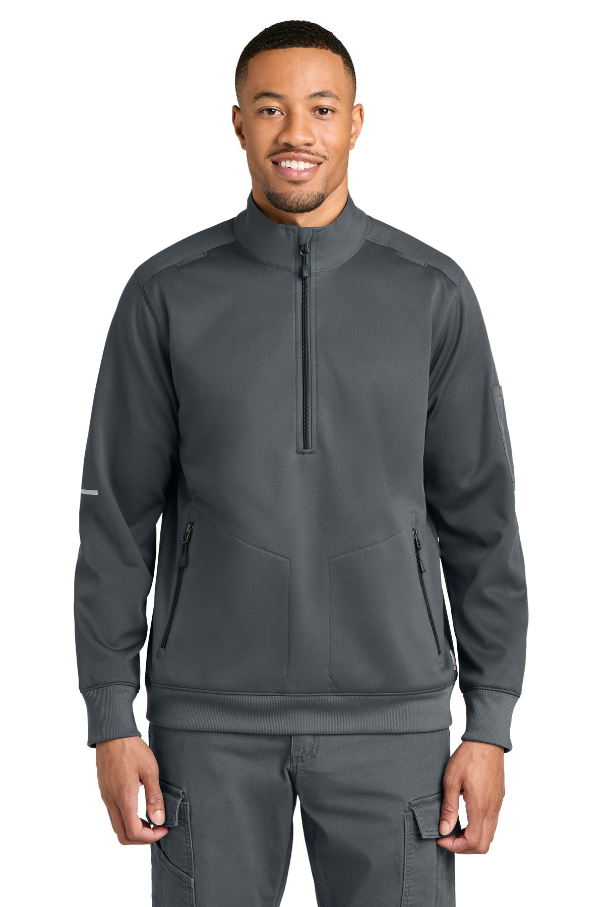 Carhartt FLD & RSCU 1/2-Zip Mid-Layer CTC86912 - Pewter
