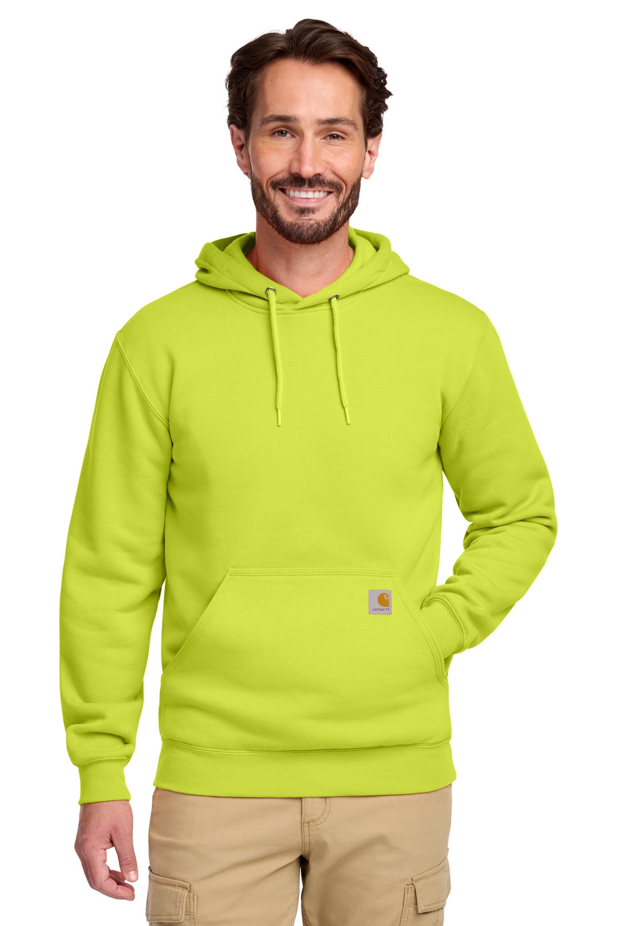 Carhartt  Midweight Hooded Sweatshirt. CTK121 - Brite Lime