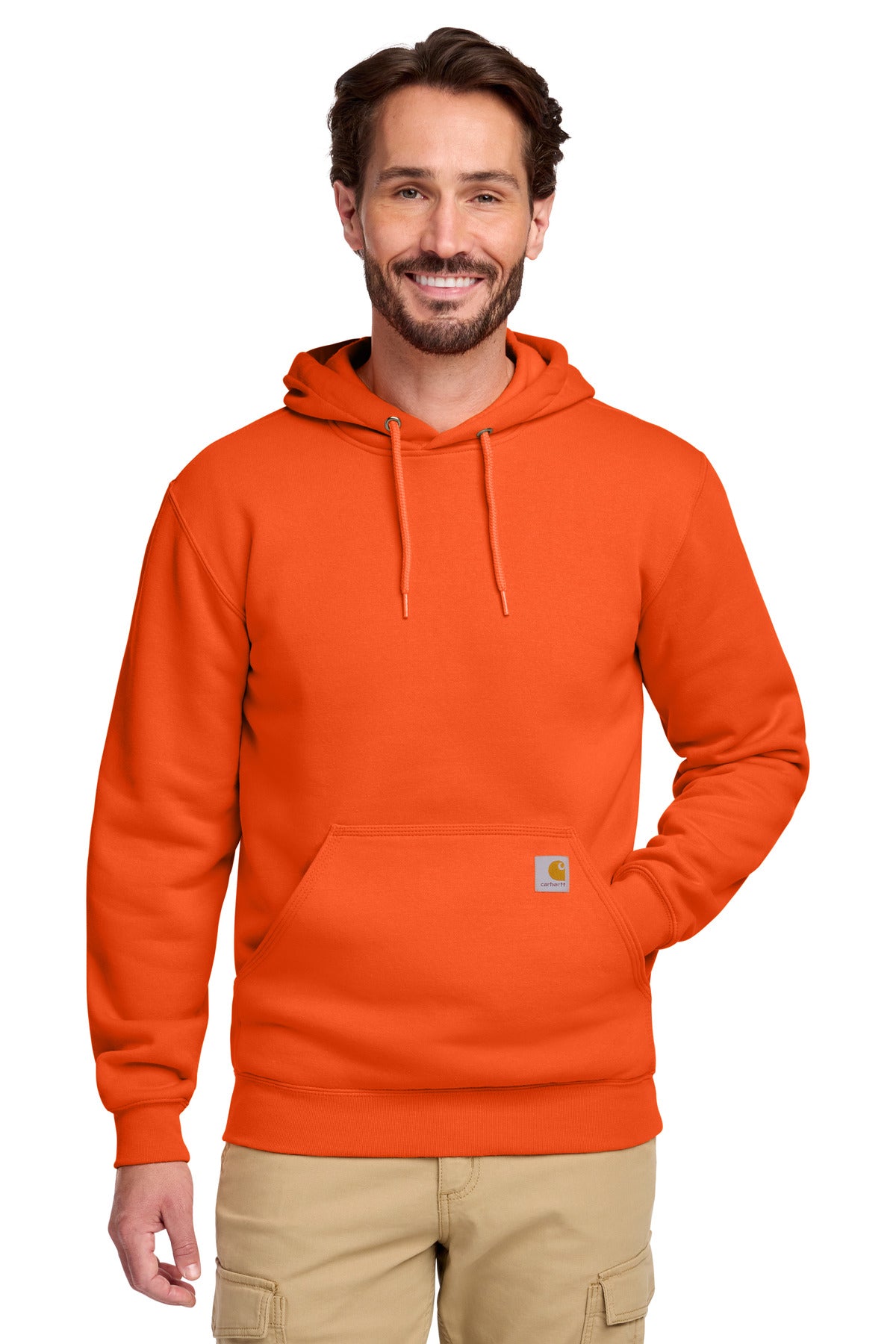 Carhartt  Midweight Hooded Sweatshirt. CTK121 - Brite Orange