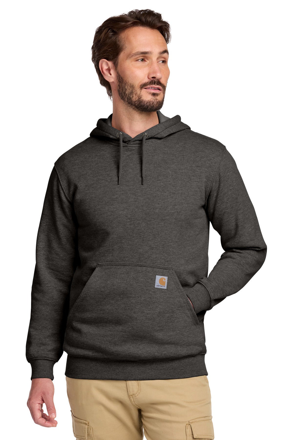 Carhartt  Midweight Hooded Sweatshirt. CTK121 - Carbon Heather