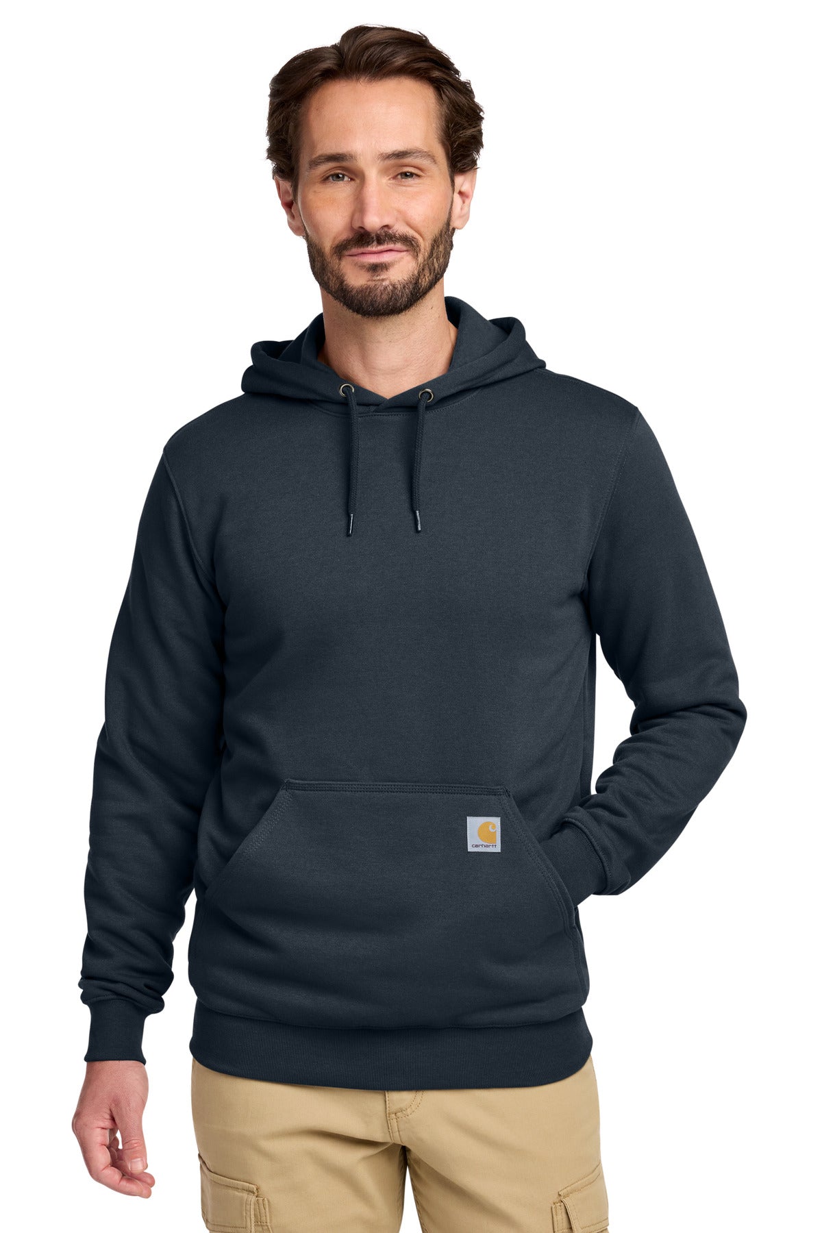 Carhartt  Midweight Hooded Sweatshirt. CTK121 - New Navy