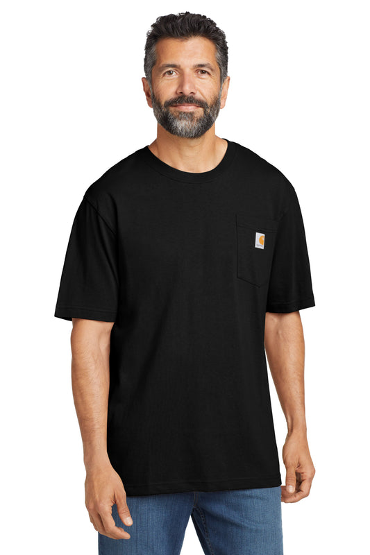 Carhartt  Workwear Pocket Short Sleeve T-Shirt. CTK87 - Black