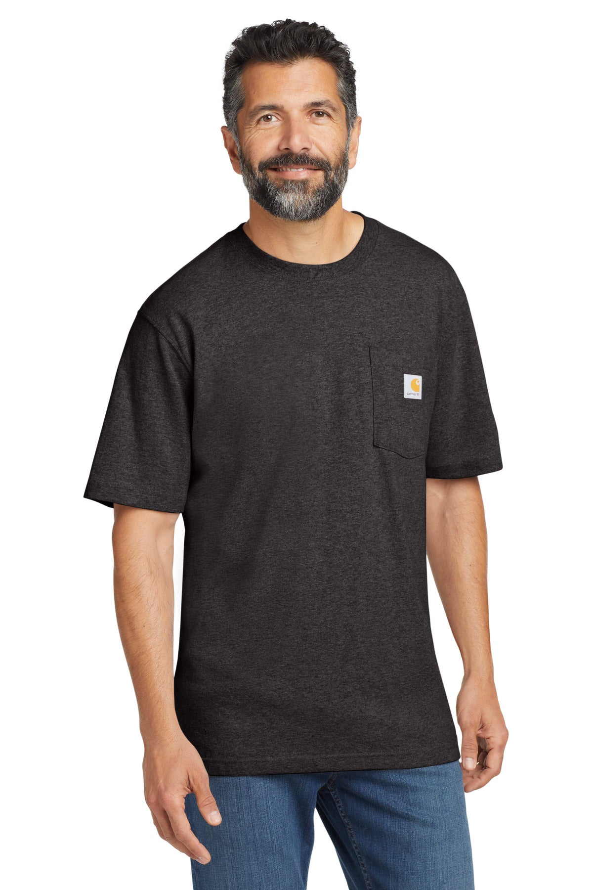 Carhartt  Workwear Pocket Short Sleeve T-Shirt. CTK87 - Carbon Heather