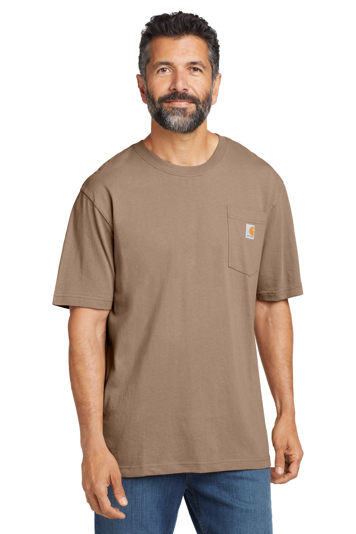 Carhartt  Workwear Pocket Short Sleeve T-Shirt. CTK87 - Desert