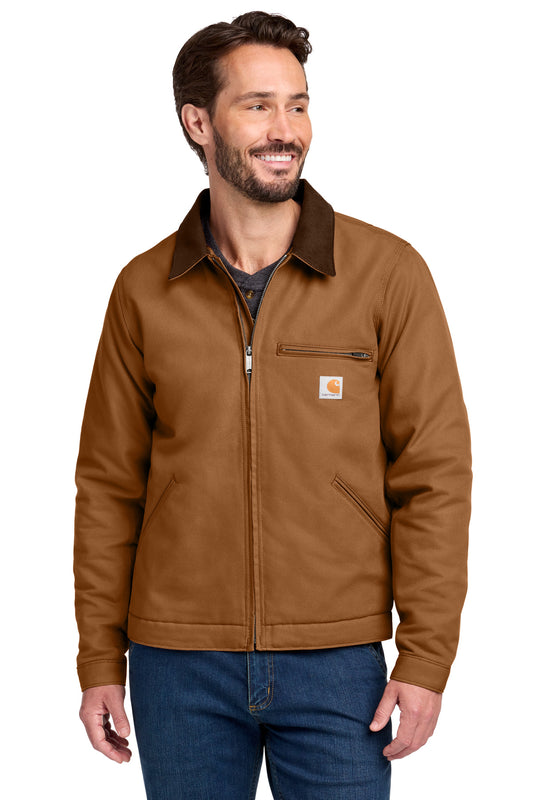 Carhartt Tall Duck Detroit Jacket CTT103828 - Carhartt Brown