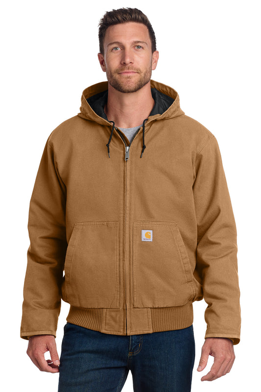 Carhartt Tall Washed Duck Active Jac. CTT104050 - Carhartt Brown