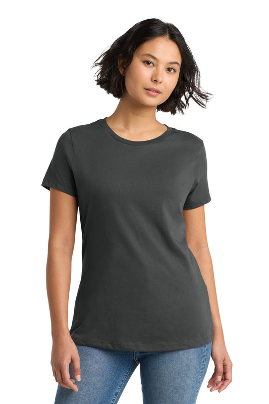 District Women's Perfect WeightTee. DM104L - Charcoal