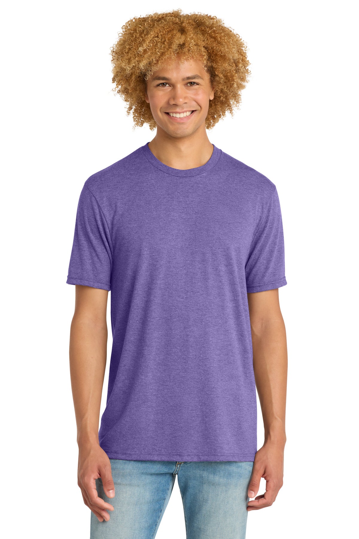 District   Perfect Tri   DTG Tee DM130DTG - Purple Frost