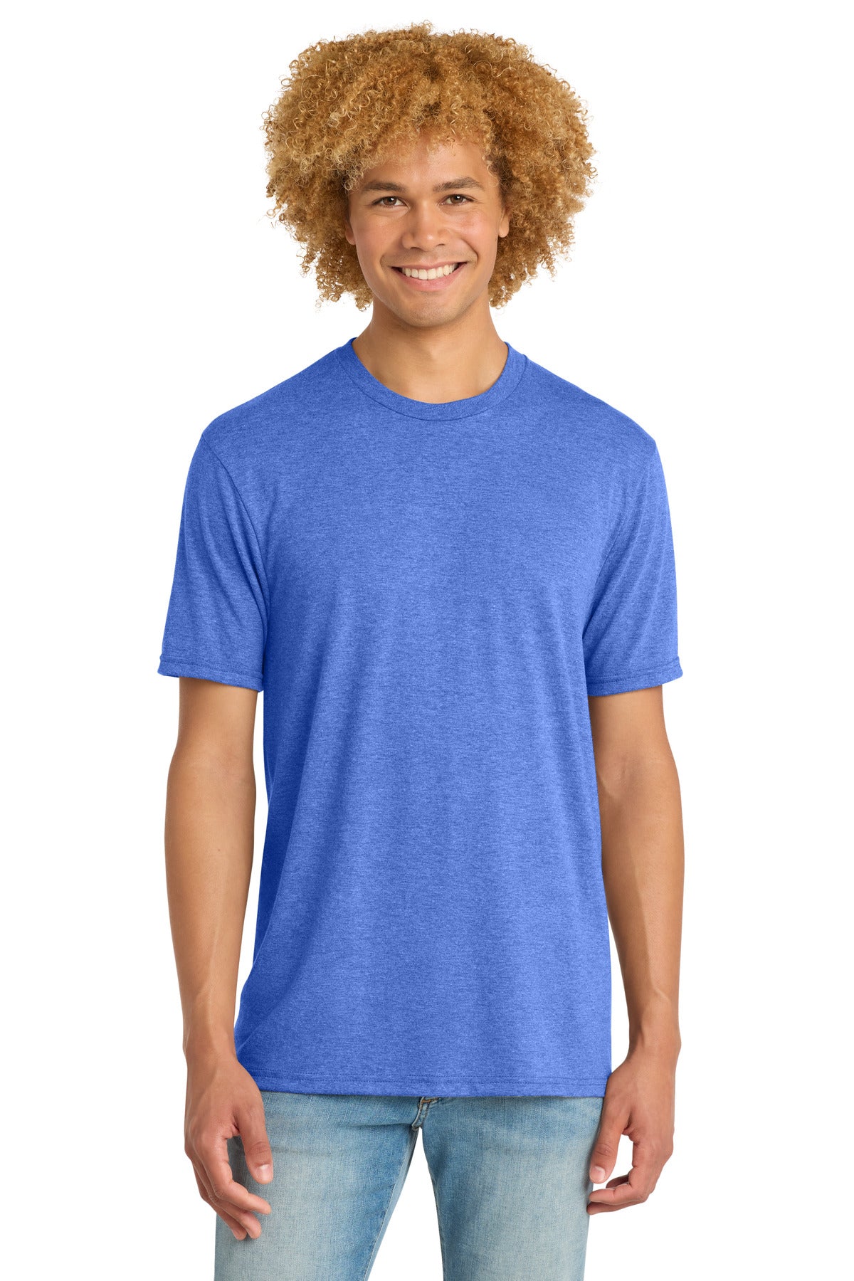 District   Perfect Tri   DTG Tee DM130DTG - Royal Frost