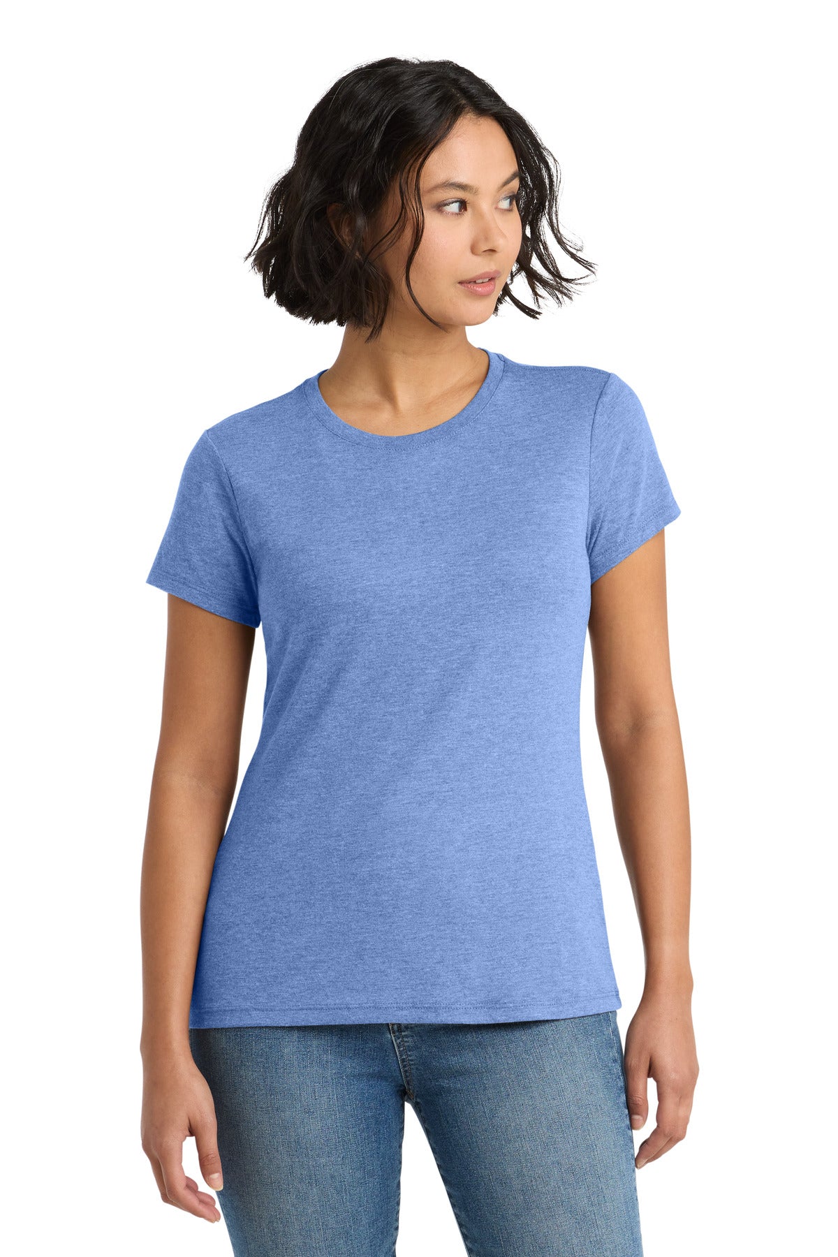 District  Women's Perfect Tri Tee. DM130L - Maritime Frost