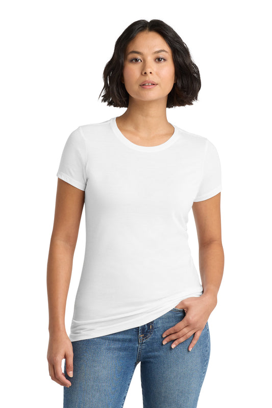 District  Women's Perfect Tri Tee. DM130L - White