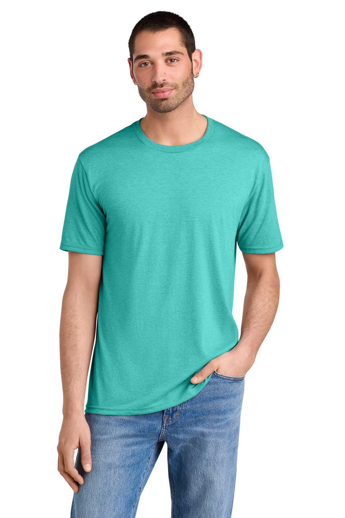 District  Perfect TriTee. DM130 - Aqua Heather