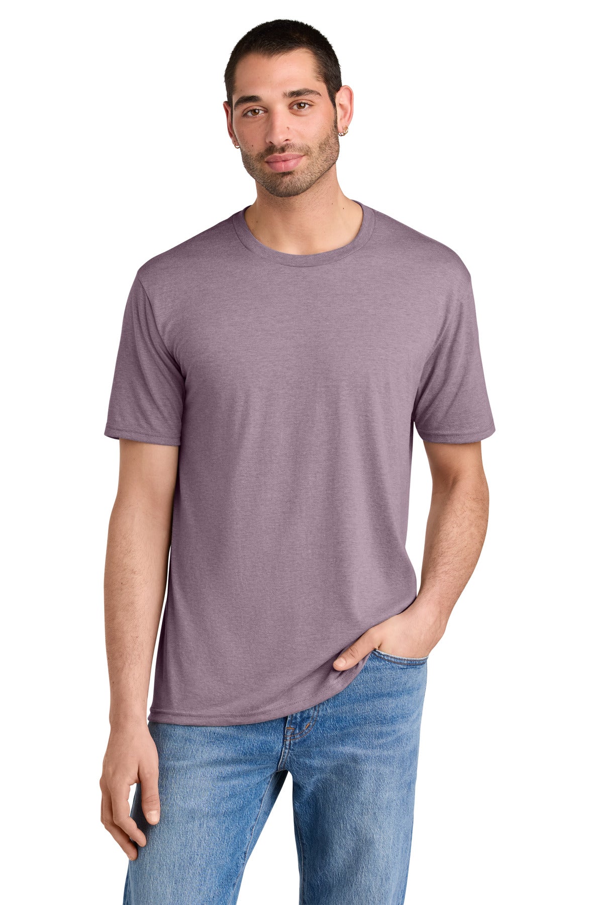District  Perfect TriTee. DM130 - Heathered Lavender