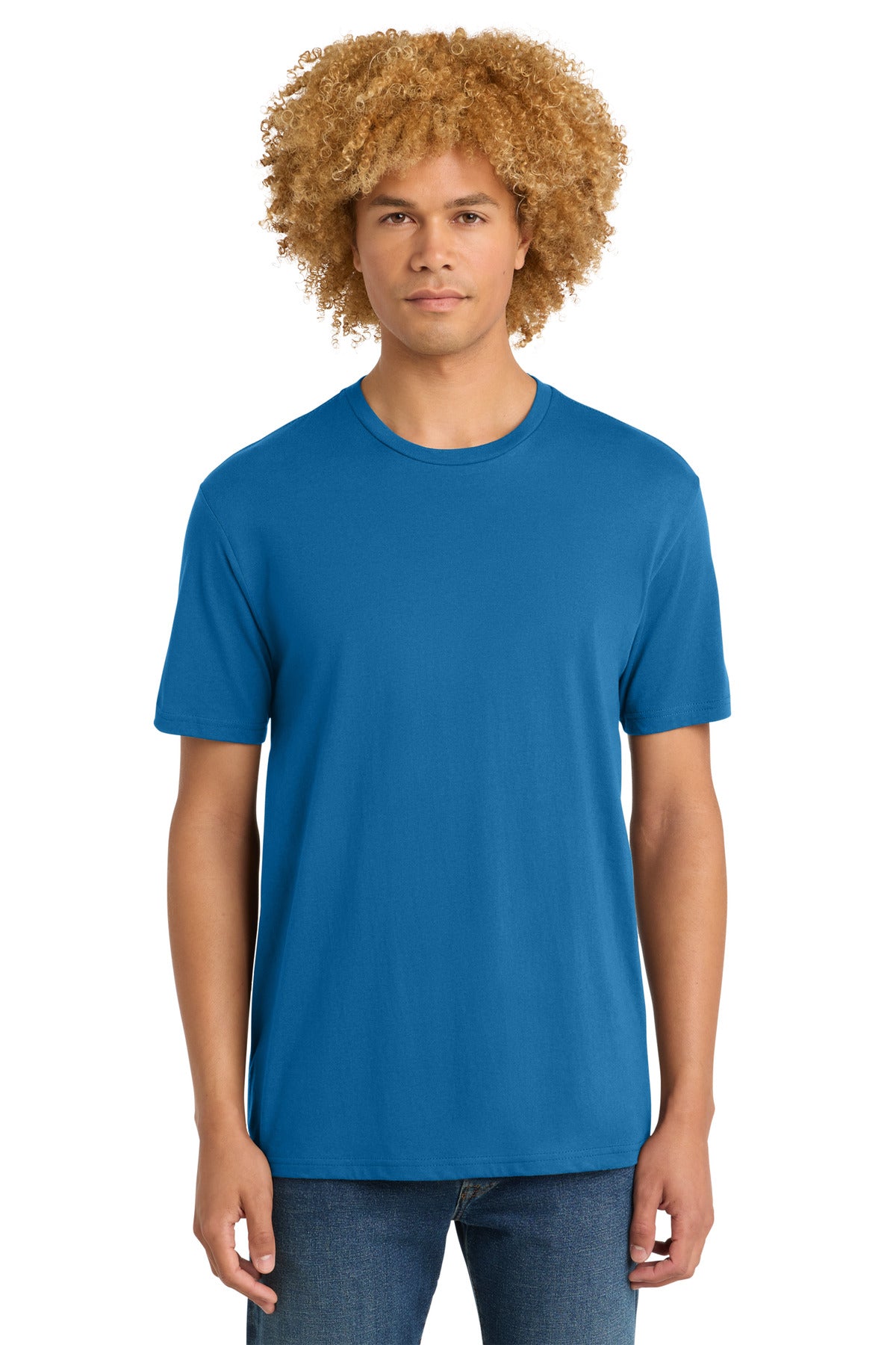District Perfect Weight Tee. DT104 - Bright Blue