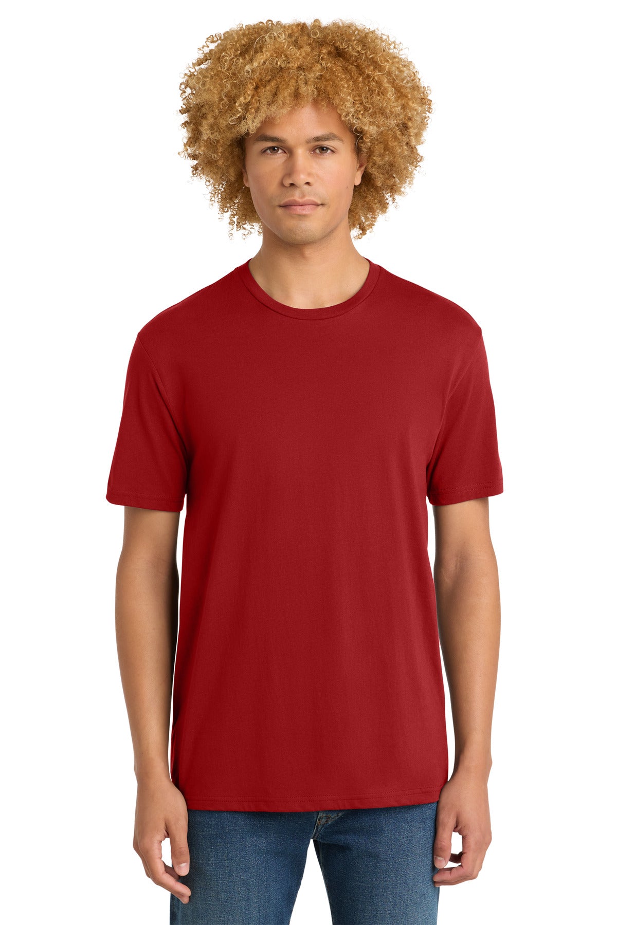 District Perfect Weight Tee. DT104 - Classic Red