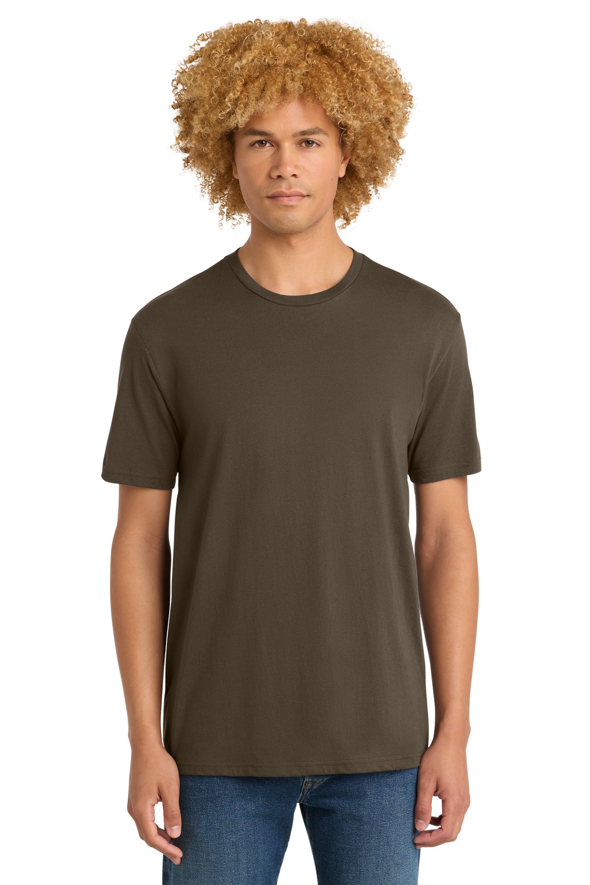 District Perfect Weight Tee. DT104 - Dark Mocha