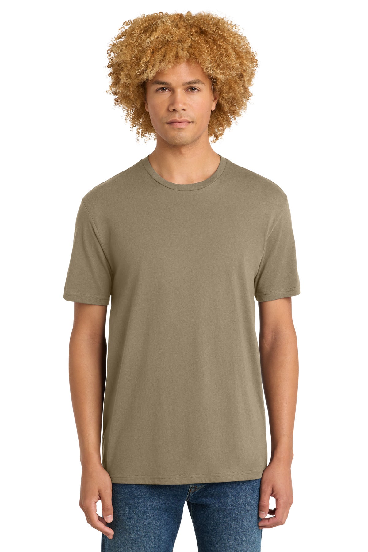 District Perfect Weight Tee. DT104 - Dune