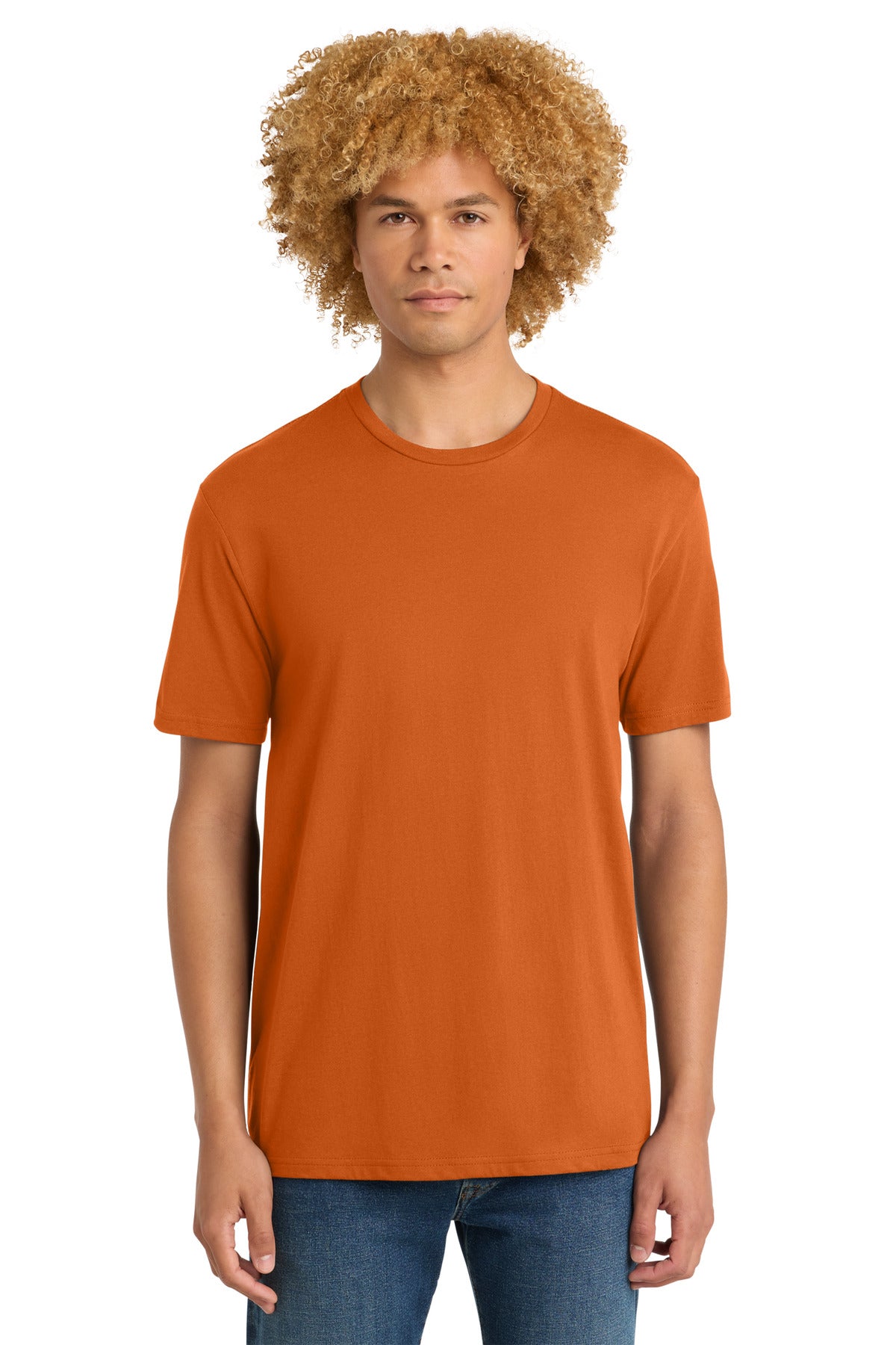 District Perfect Weight Tee. DT104 - Harvest Orange