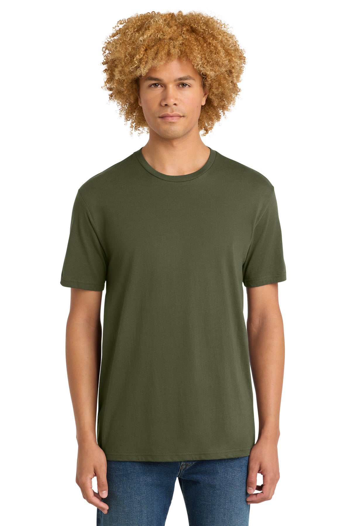 District Perfect Weight Tee. DT104 - Military Green