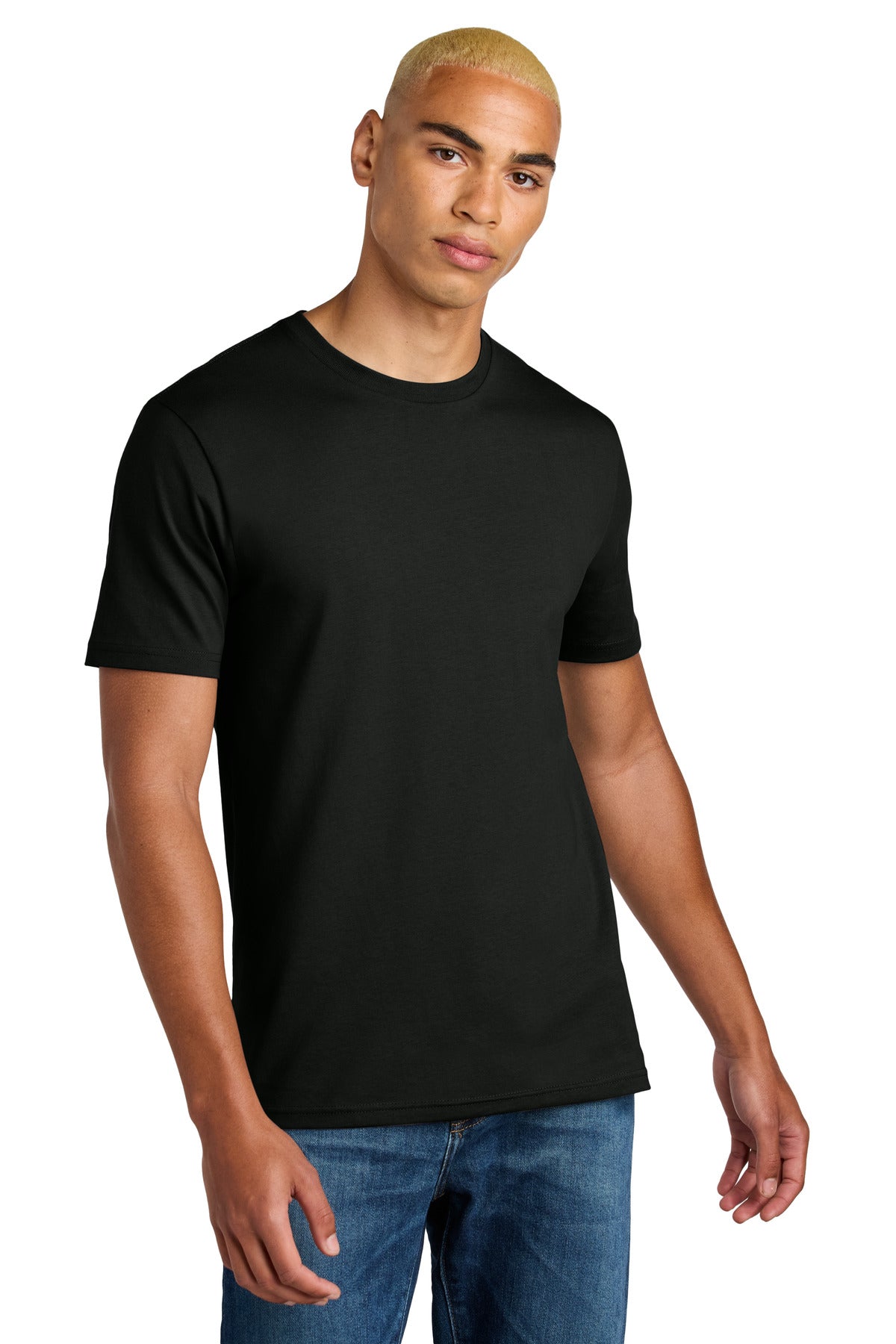 District Perfect Weight Icon Tee DT106 - Jet Black