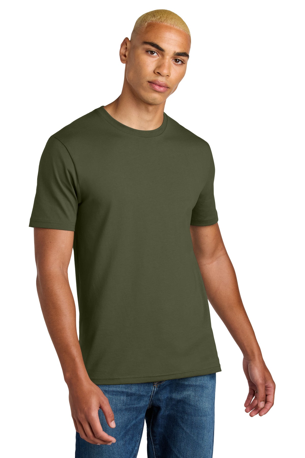 District Perfect Weight Icon Tee DT106 - Military Green