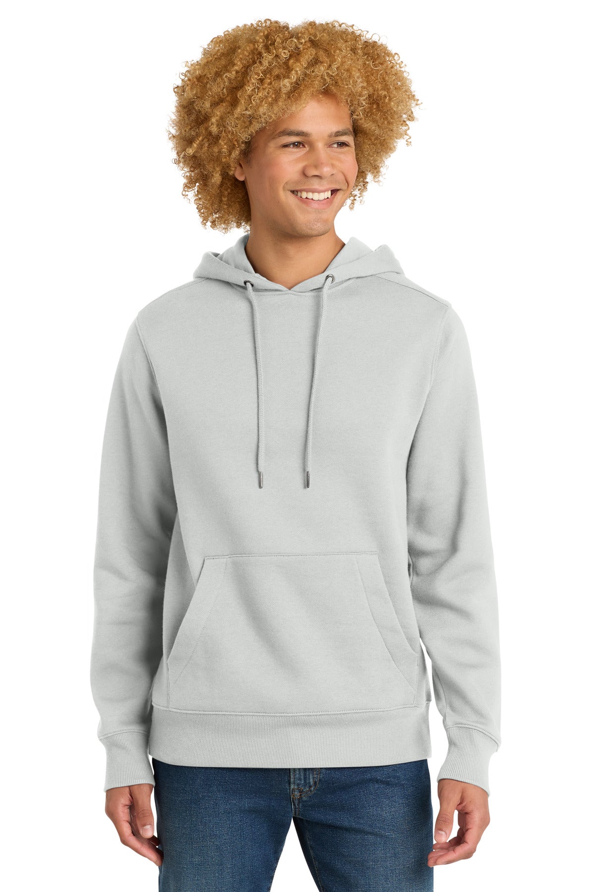 District  Perfect Weight  Fleece Hoodie DT1101 - Ash